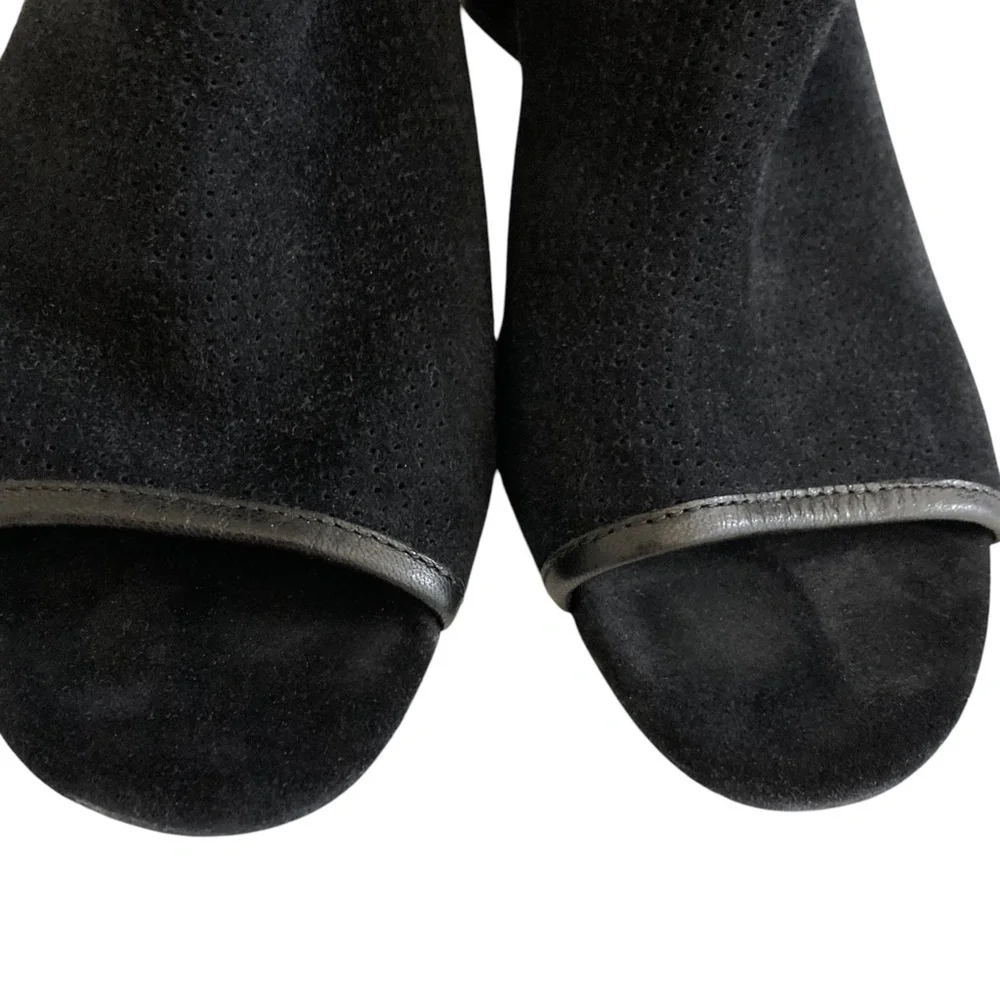 DONALD J PLINER Ennia Open Toe Booties 9.5 Black